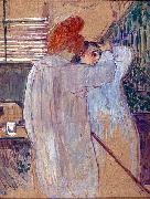 Henri de toulouse-lautrec Two Women in Nightgowns oil